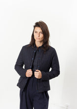 Load image into Gallery viewer, Camelia Reversible Jacket in Navy/Blue