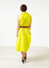 Load image into Gallery viewer, Balloon Cotton Dress in Yellow
