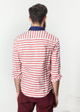 Load image into Gallery viewer, Luke Shirt in Red Stripe
