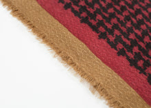Load image into Gallery viewer, Houndstooth Square in Rouge
